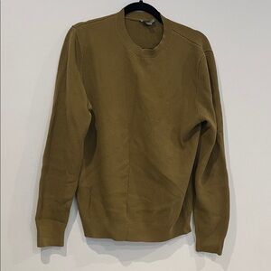 COS Men's Khaki Crewneck Sweater